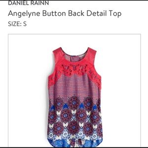 Stitch Fix - Pale Sky Angelyne Button Back Top